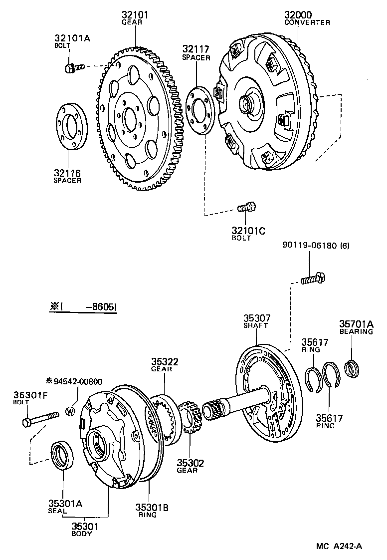 32000-28010 CONVERTER ASSY, TORQUE product image