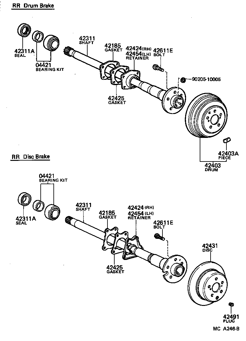 42344-30010 COVER, REAR AXLE INBOARD JOINT END product image