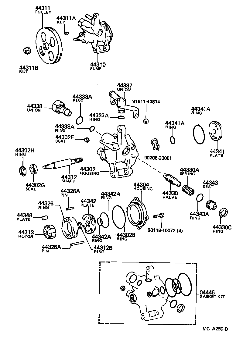 44320-30221 PUMP ASSY, VANE product image