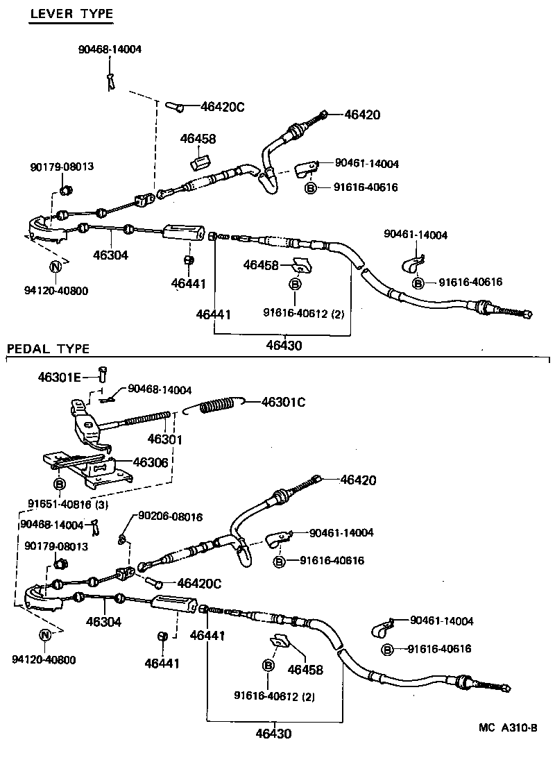90541-07008 STOPPER, PARKING PEDAL product image