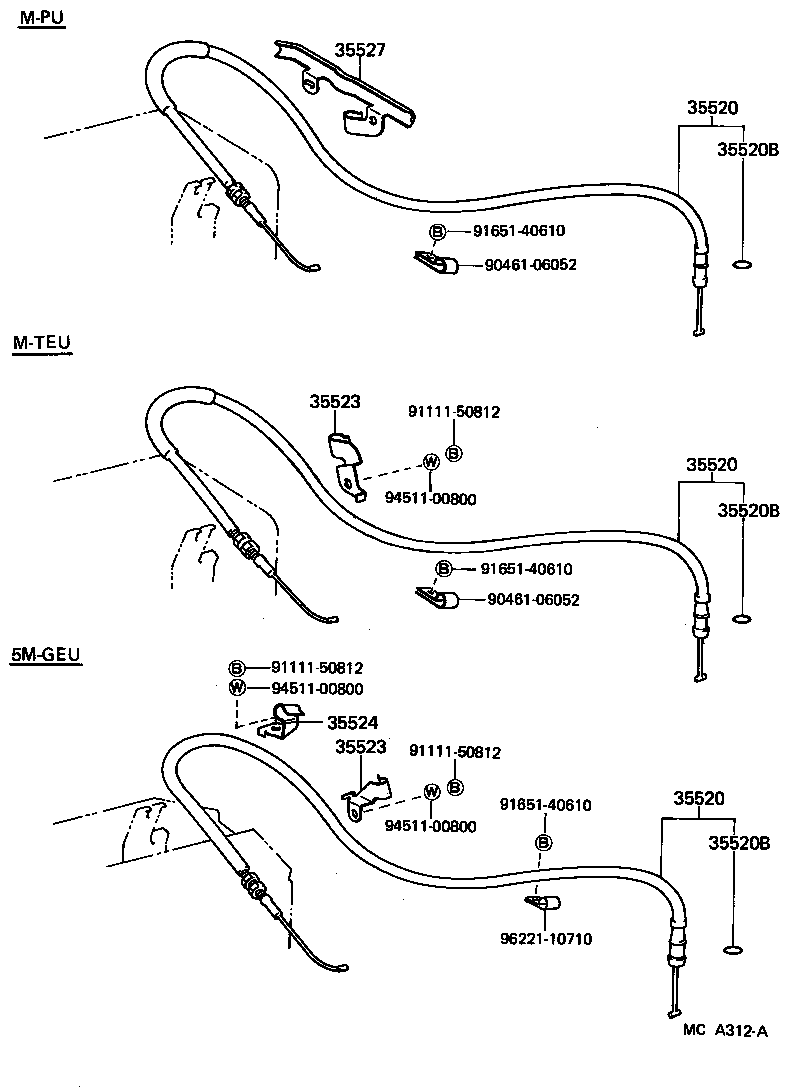 35520-30080 CABLE ASSY, THROTTLE product image