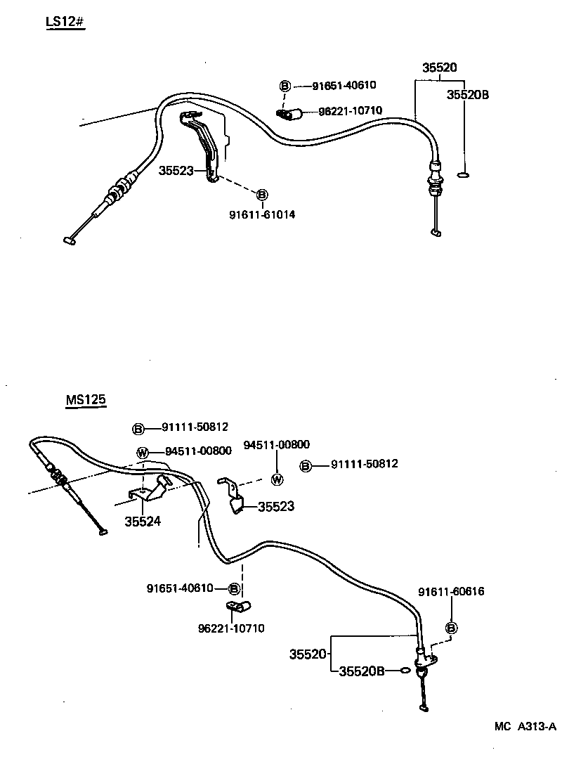 35520-30080 CABLE ASSY, THROTTLE product image