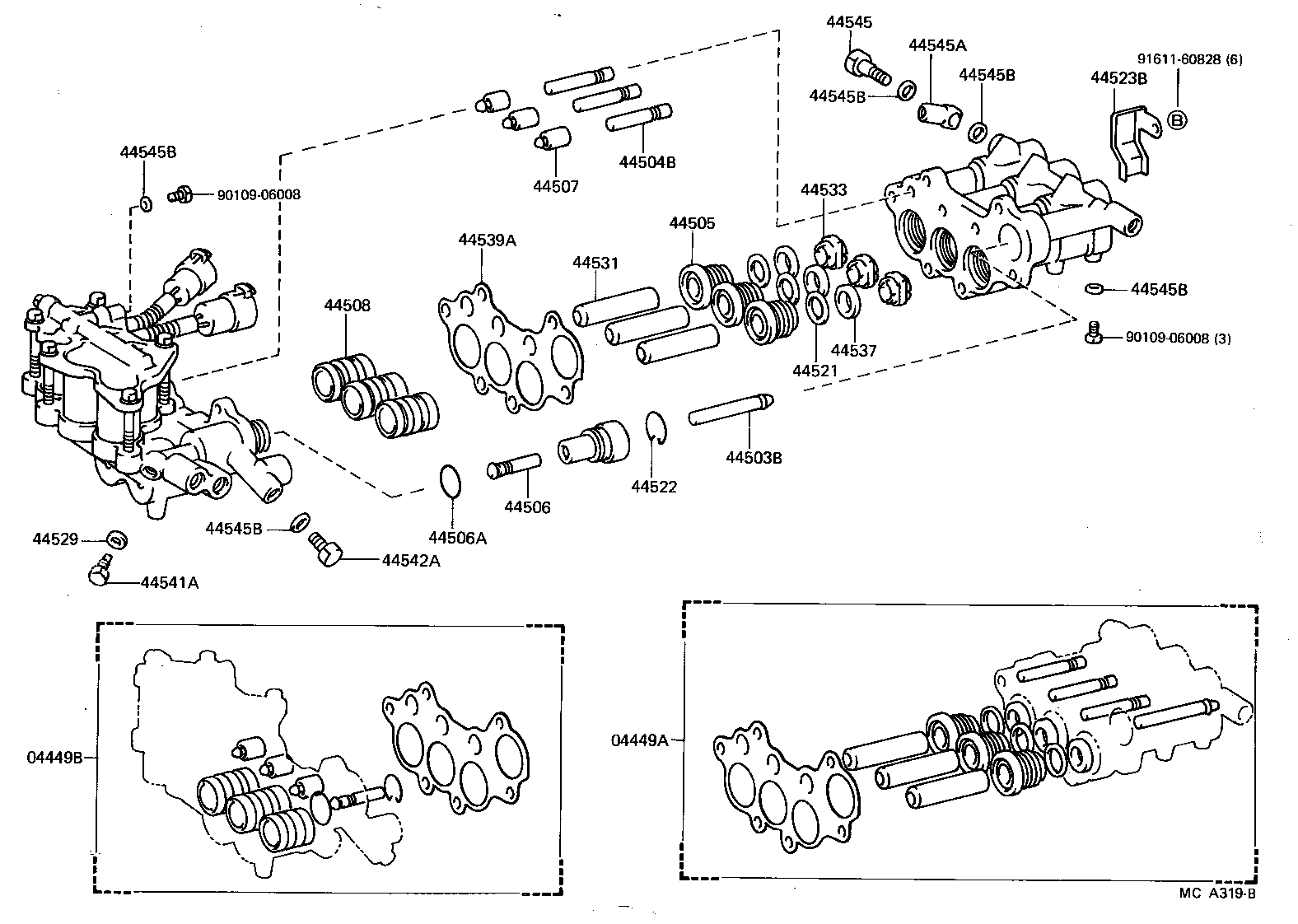 47315-30260 TUBE, FRONT BRAKE, NO.5 product image