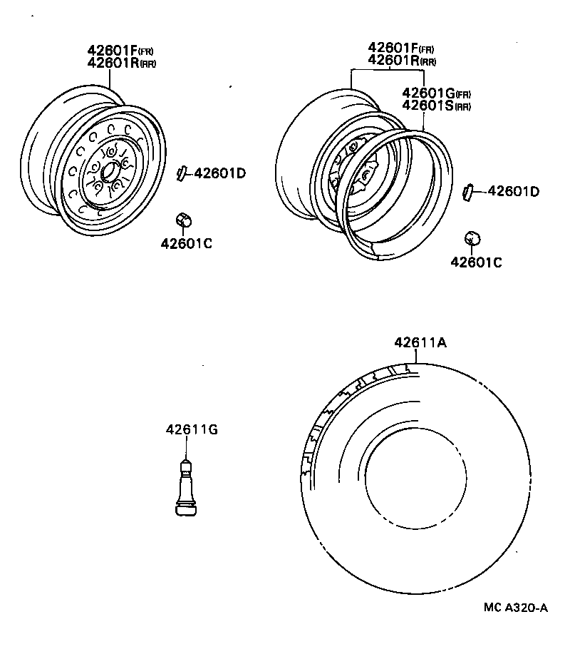 42621-35170 CAP, WHEEL product image