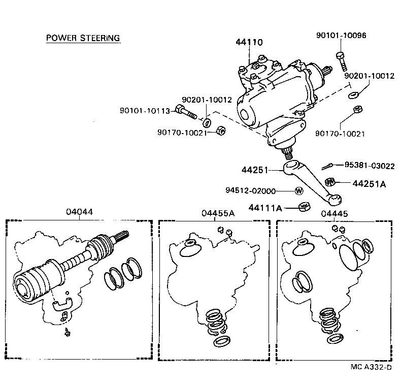 94110-41000 NUT(FOR STEERING DAMPER) product image