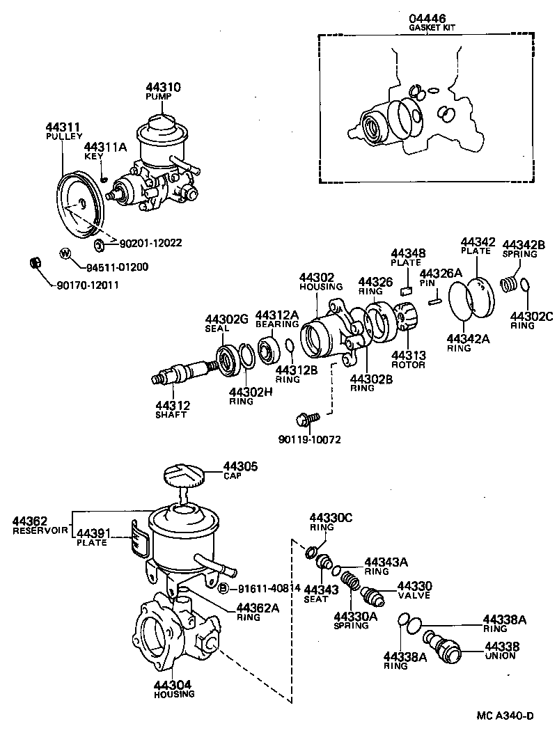 44320-35150 PUMP ASSY, VANE product image