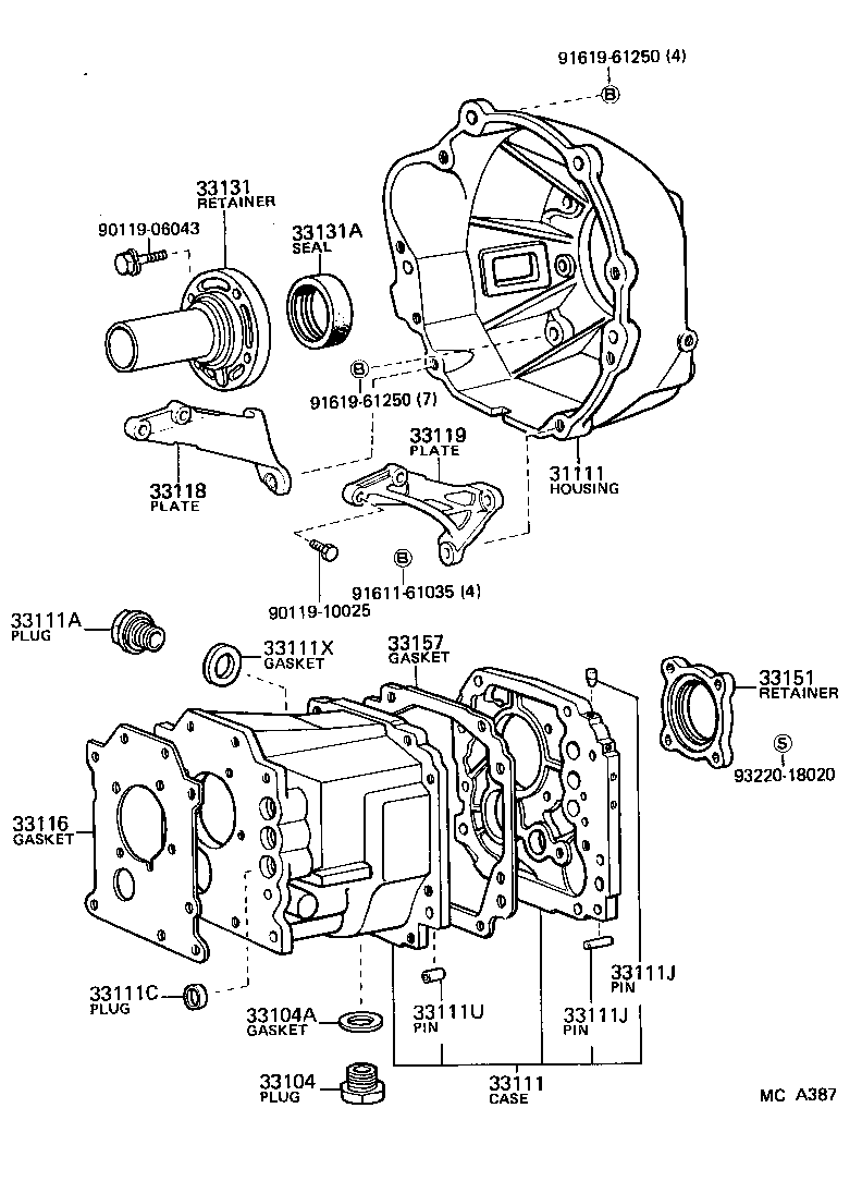31111-35050 HOUSING, CLUTCH product image