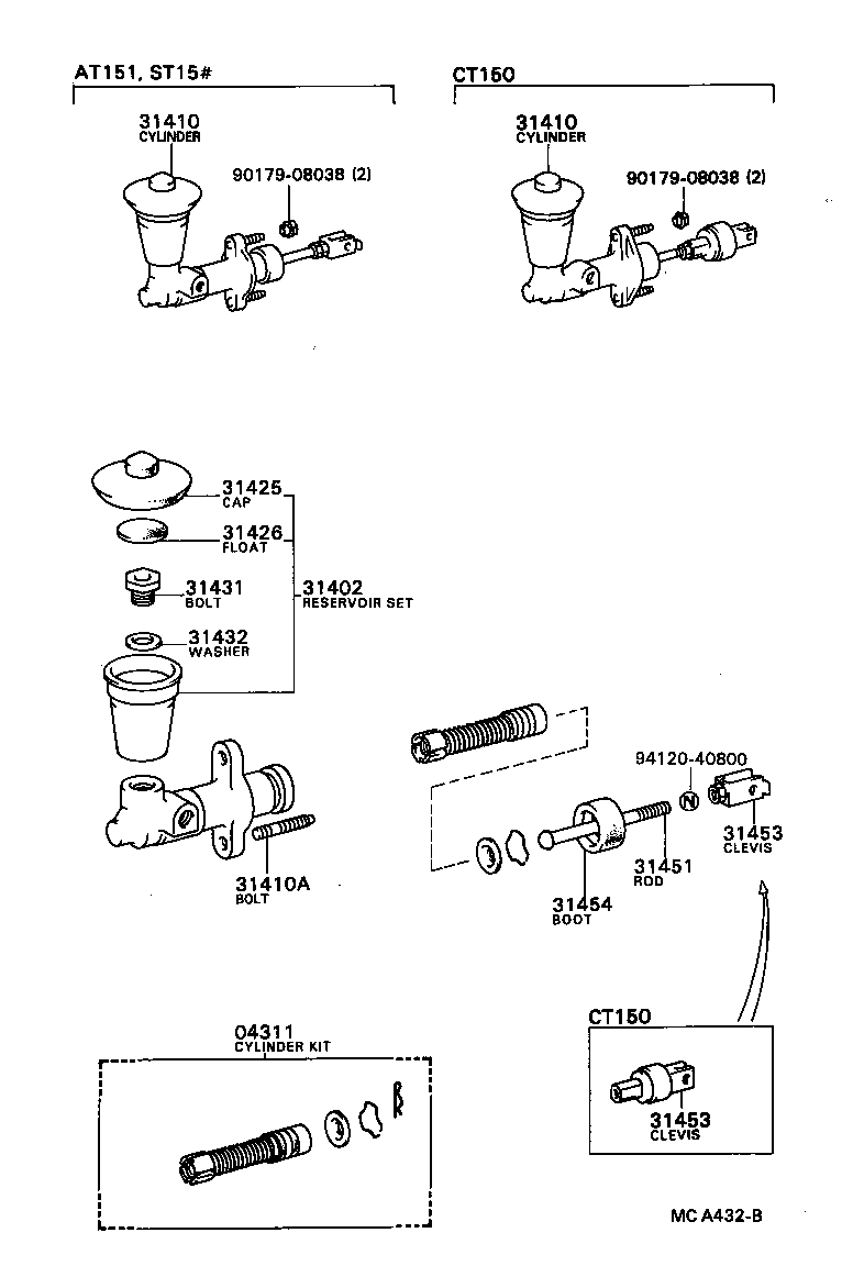 90116-08181 BOLT(FOR CLUTCH MASTER CYLINDER SETTING) product image