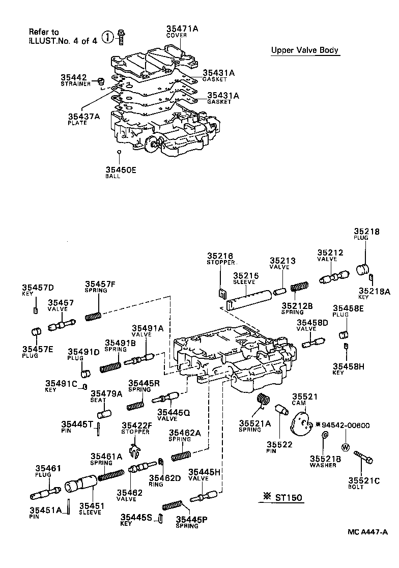 35410-20140 BODY ASSY, TRANSMISSION VALVE product image