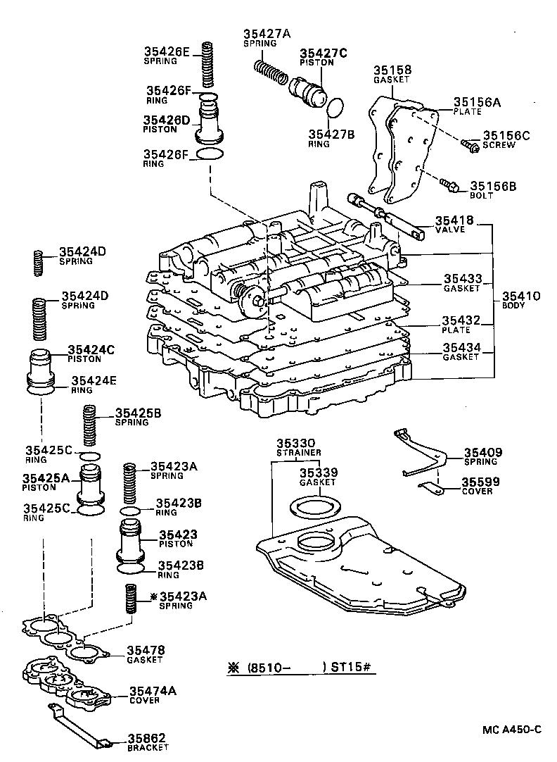 35410-20140 BODY ASSY, TRANSMISSION VALVE product image