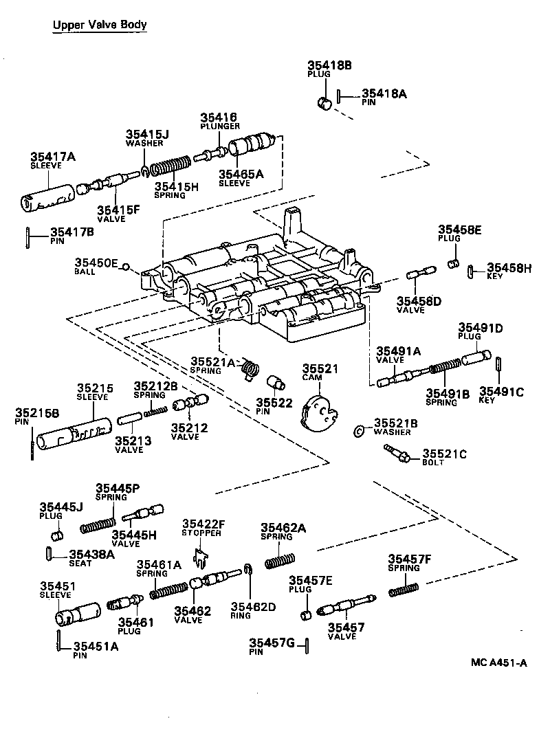 35410-20140 BODY ASSY, TRANSMISSION VALVE product image