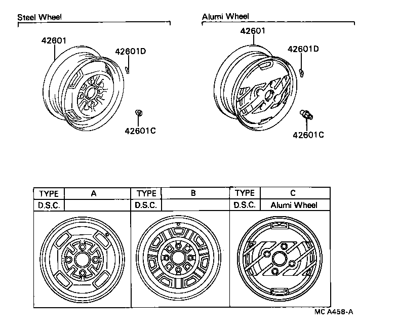 42602-20071 CAP, WHEEL product image
