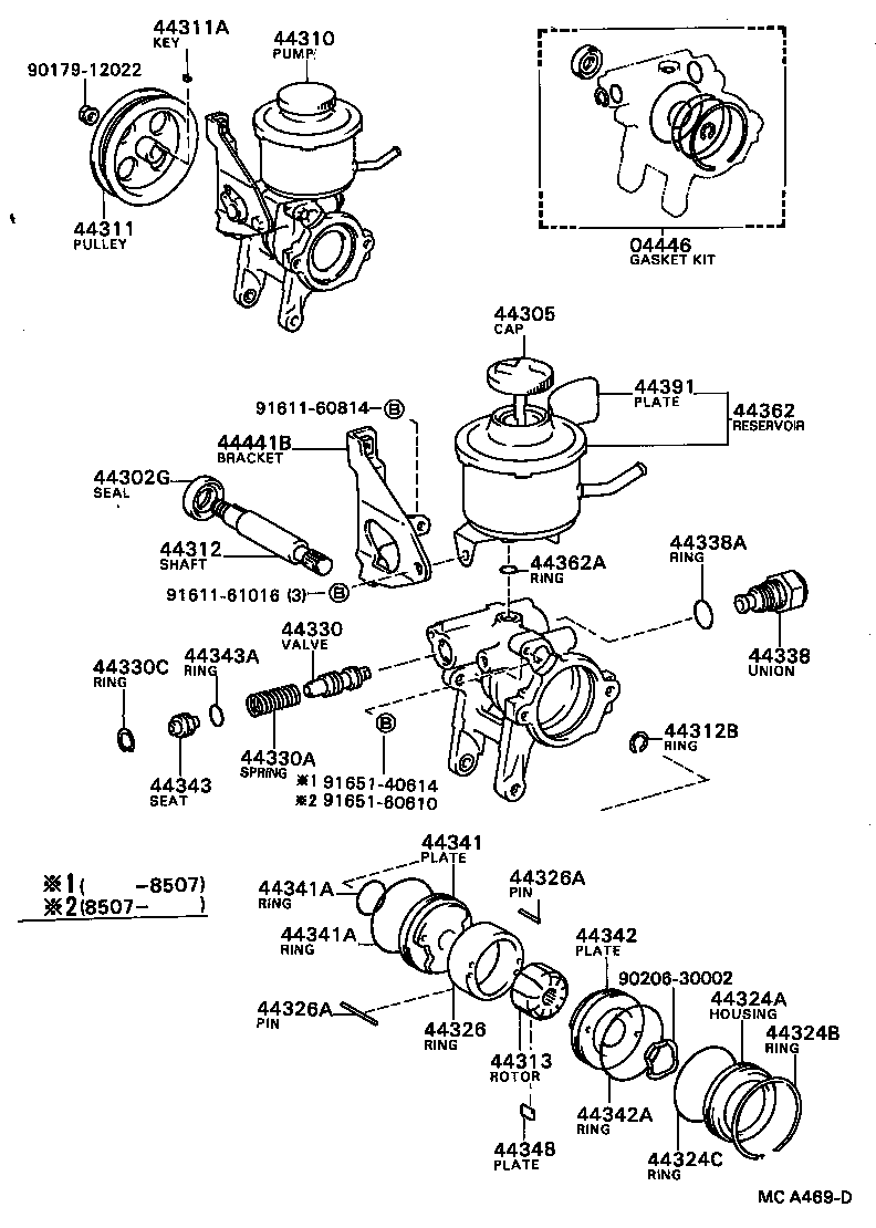 44320-20052 PUMP ASSY, VANE product image