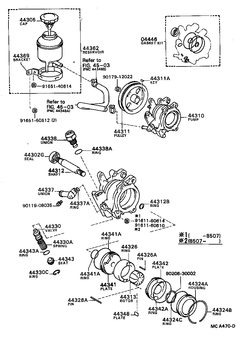 44320-20052 PUMP ASSY, VANE product image