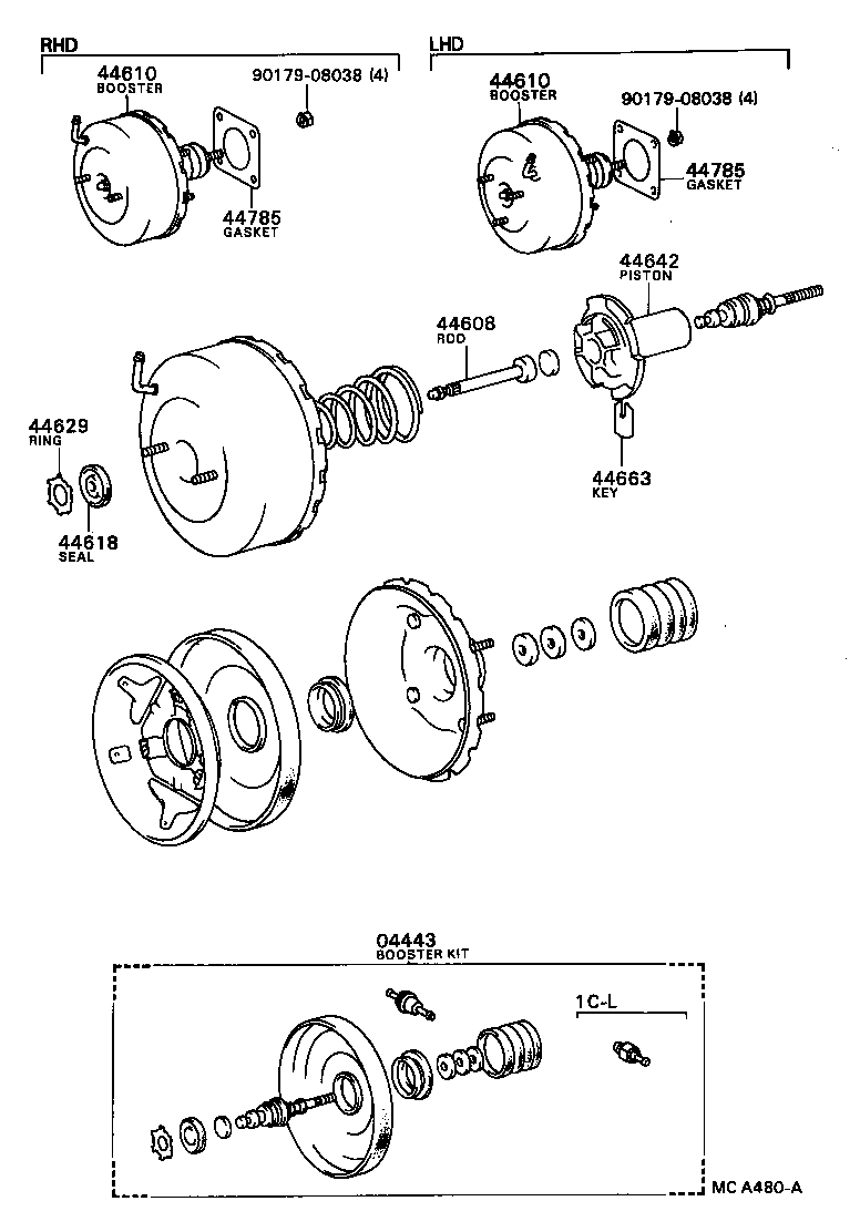 44772-20130 HOSE, CHECK VALVE TO BRAKE BOOSTER product image