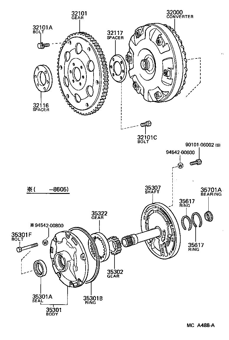 32000-30120 CONVERTER ASSY, TORQUE product image