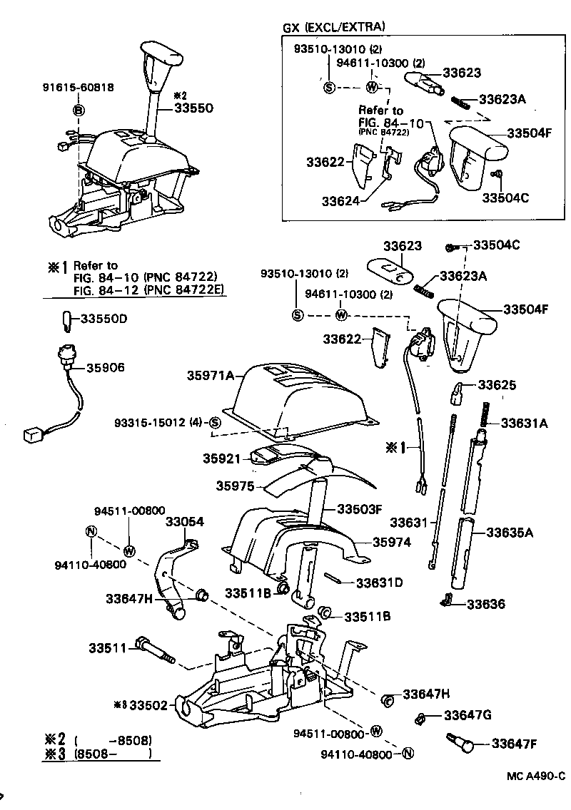 33503-20230 LEVER SUB-ASSY, SHIFT(FOR FLOOR SHIFT) product image