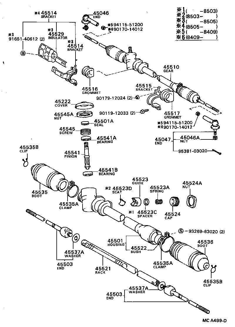 44210-20110 VALVE ASSY, POWER STEERING CONTROL product image