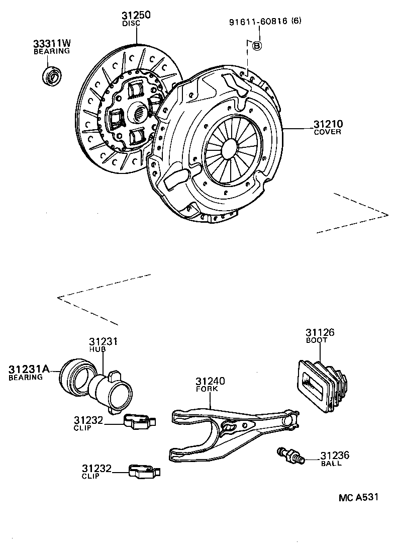 31210-20180 COVER ASSY, CLUTCH product image