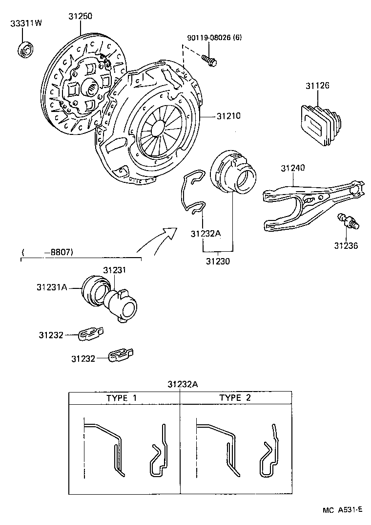 31250-28024 DISC ASSY, CLUTCH product image