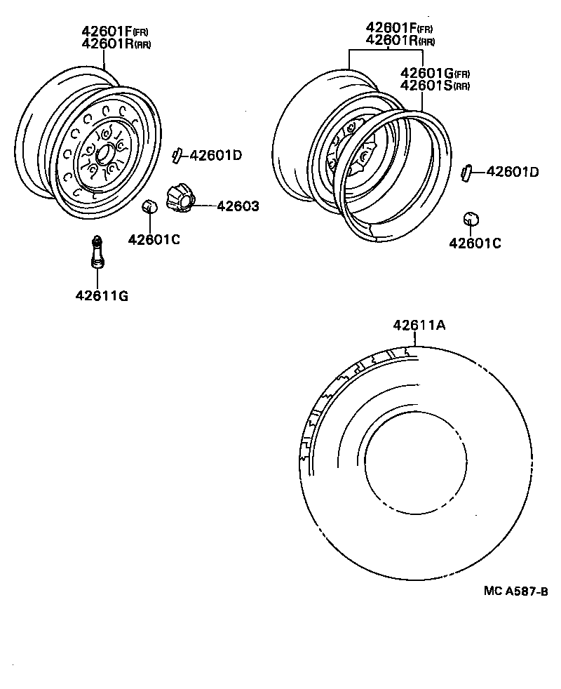 42601-60220 WHEEL, DISC (FOR FRONT) product image