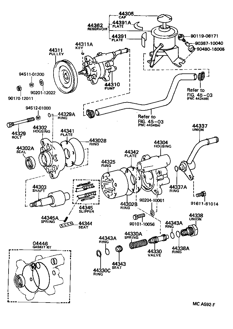 44330-32070 VALVE ASSY, FLOW CONTROL product image