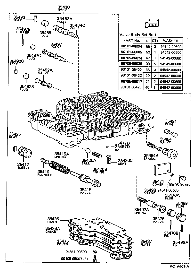 90501-18062 SPRING, COMPRESSION (FOR ACCUMULATOR PISTON NO.2) product image