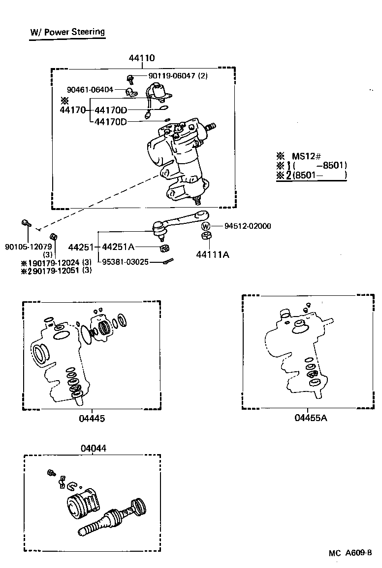 44170-30030 VALVE ASSY, SOLENOID(FOR POWER STEERING) product image