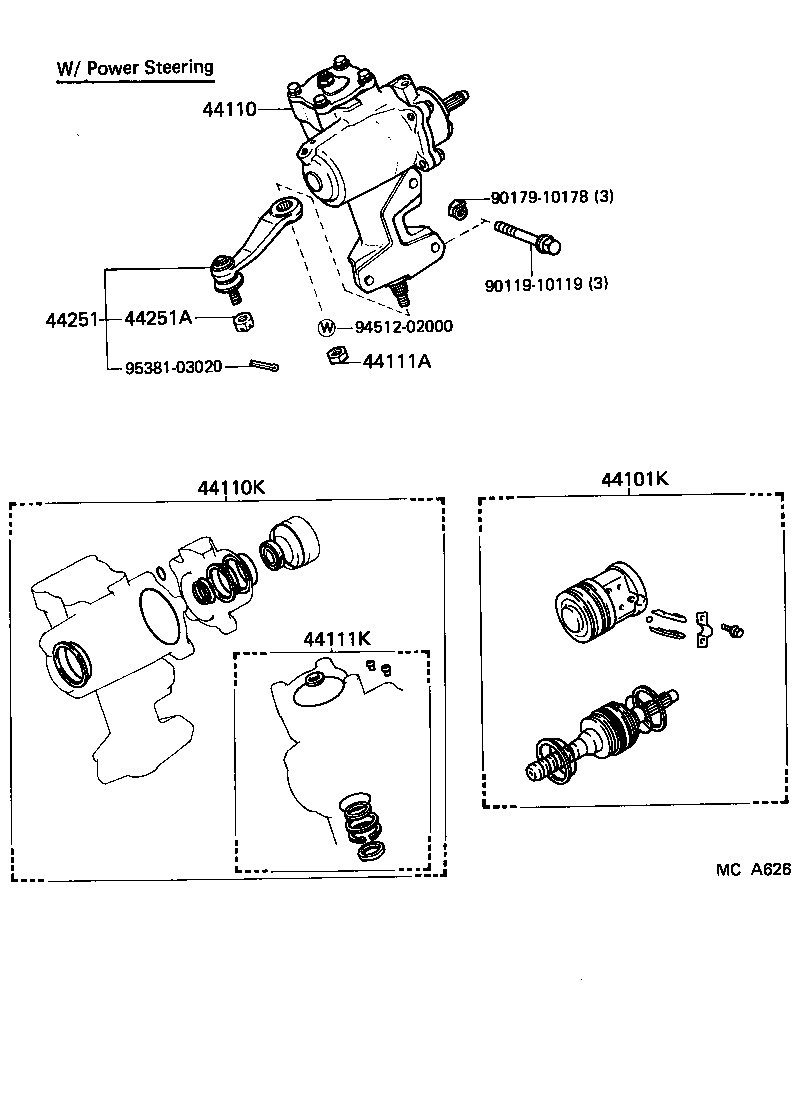45020-12160 BRACKET, STEERING COLUMN, UPPER product image