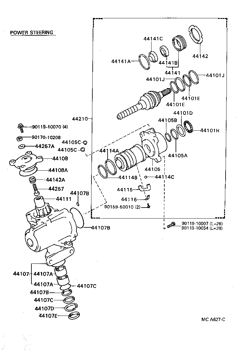 94110-41000 NUT(FOR STEERING DAMPER) product image