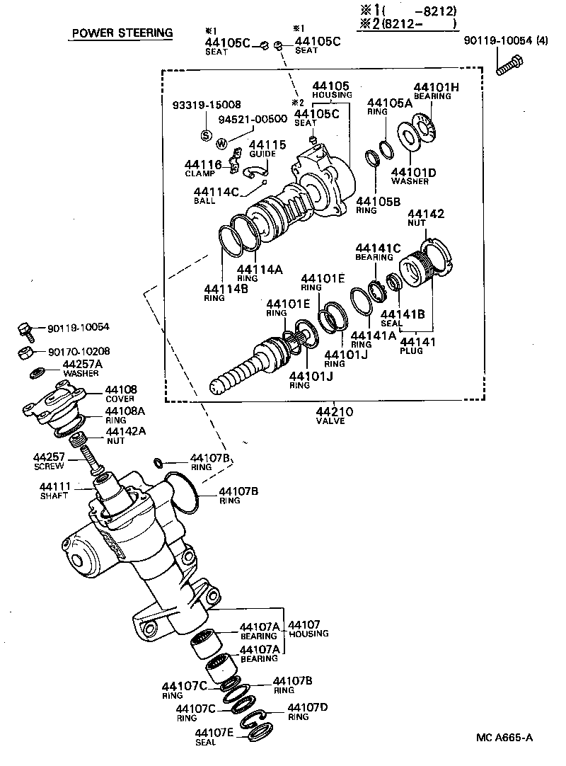 44142-22050 NUT, LOCK product image