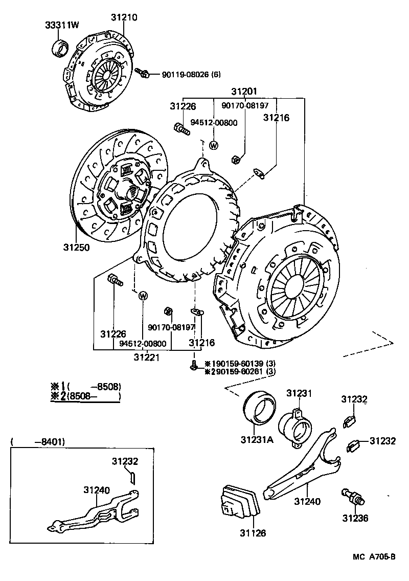 31250-30380 DISC ASSY, CLUTCH product image