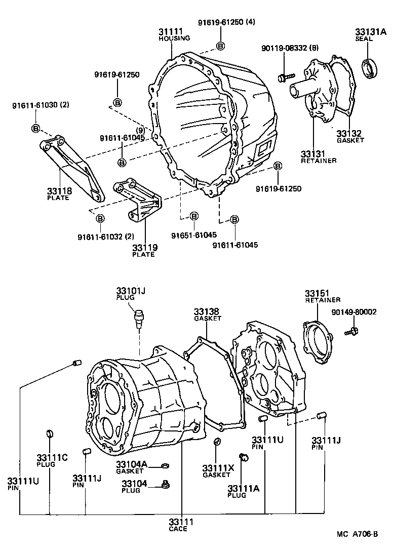 31111-26020 HOUSING, CLUTCH product image
