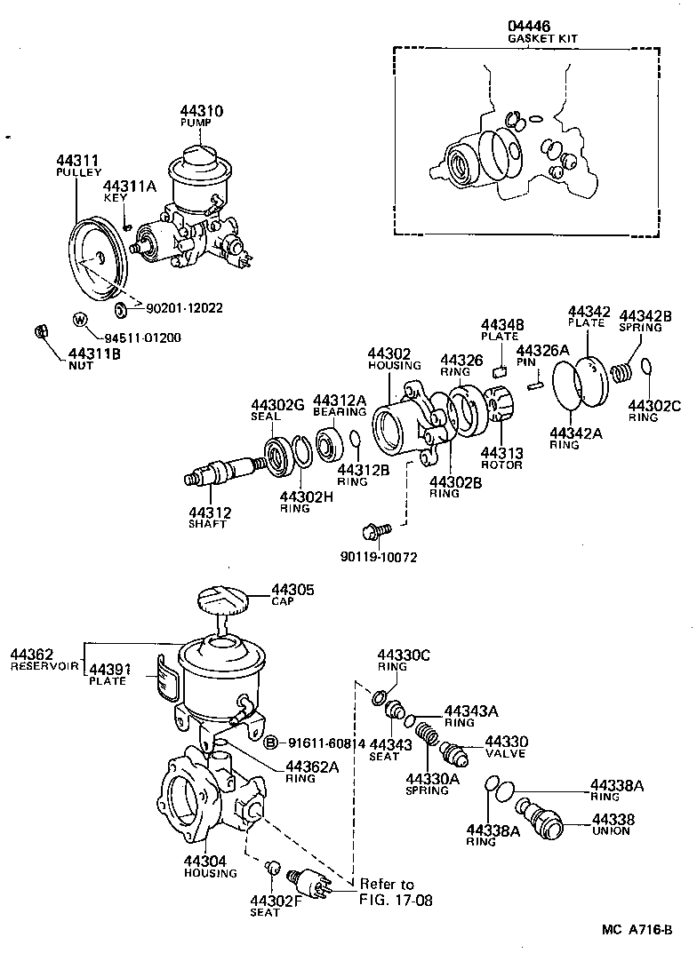 44320-26040 PUMP ASSY, VANE product image