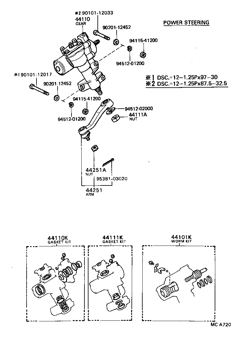 45082-22011 BRACKET SUB-ASSY, STEERING COLUMN UPPER SUPPORT product image
