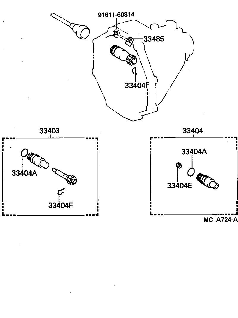 33403-29175 GEAR SUB-ASSY, SPEEDOMETER DRIVEN (MTM) product image