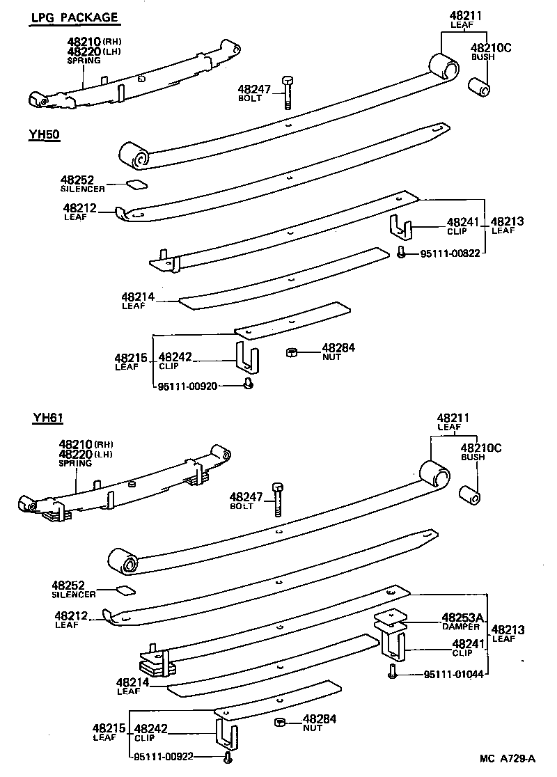 48046-26060 SEAT SUB-ASSY, SPRING U BOLT, RH product image