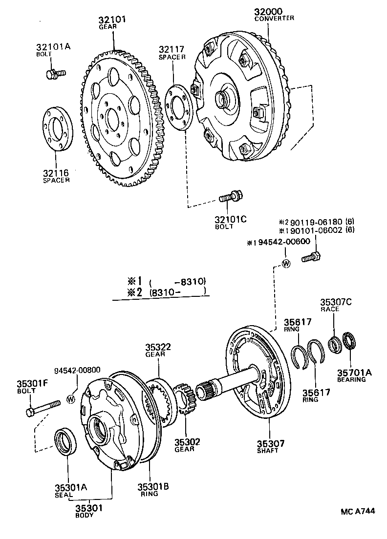 90119-08520 BOLT(FOR DRIVE PLATE & TORQUE CONVERTER SETTING) product image