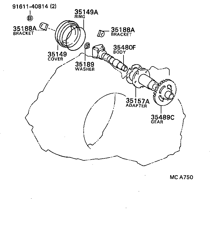 35480-20040 BODY ASSY, GOVERNOR product image
