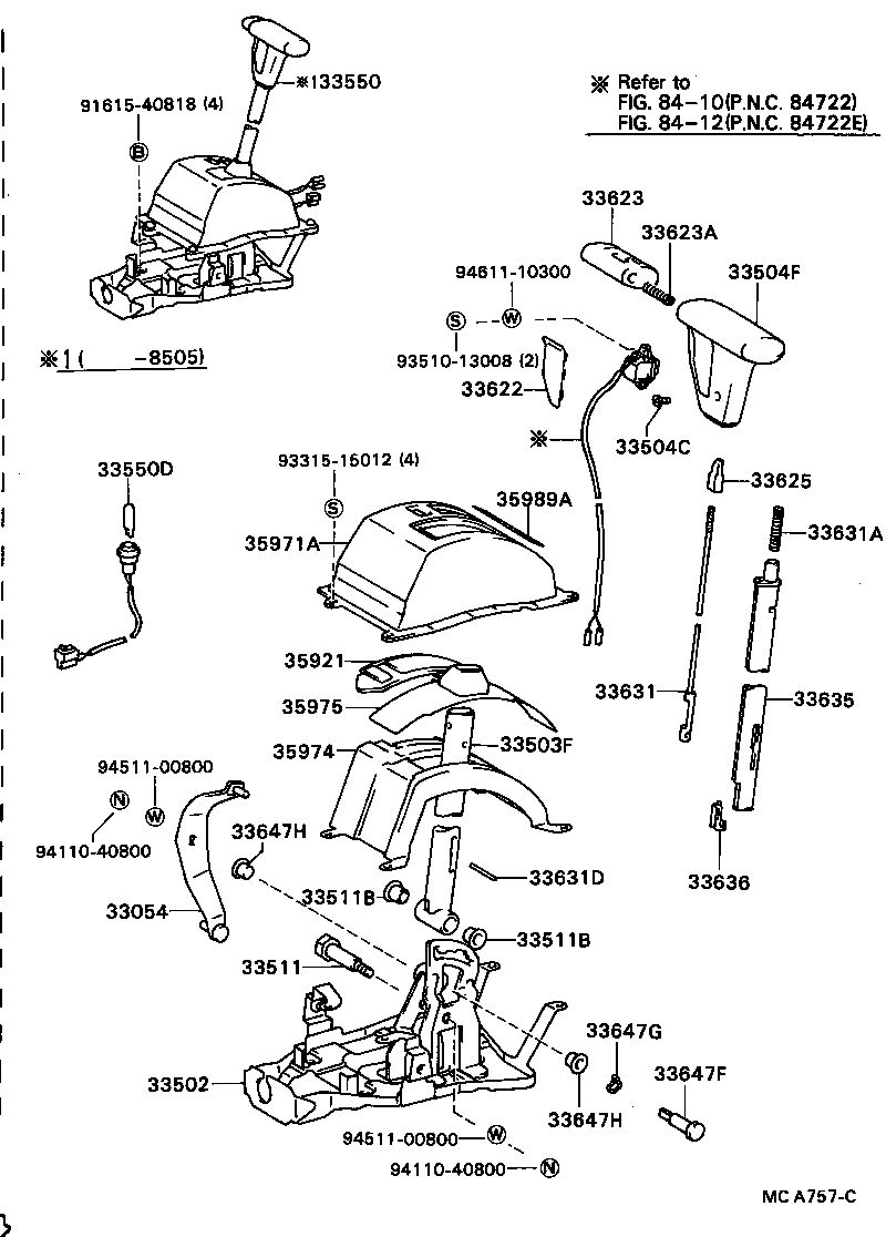 33635-32010 GUIDE, WIRE (FOR SHIFT LEVER) product image