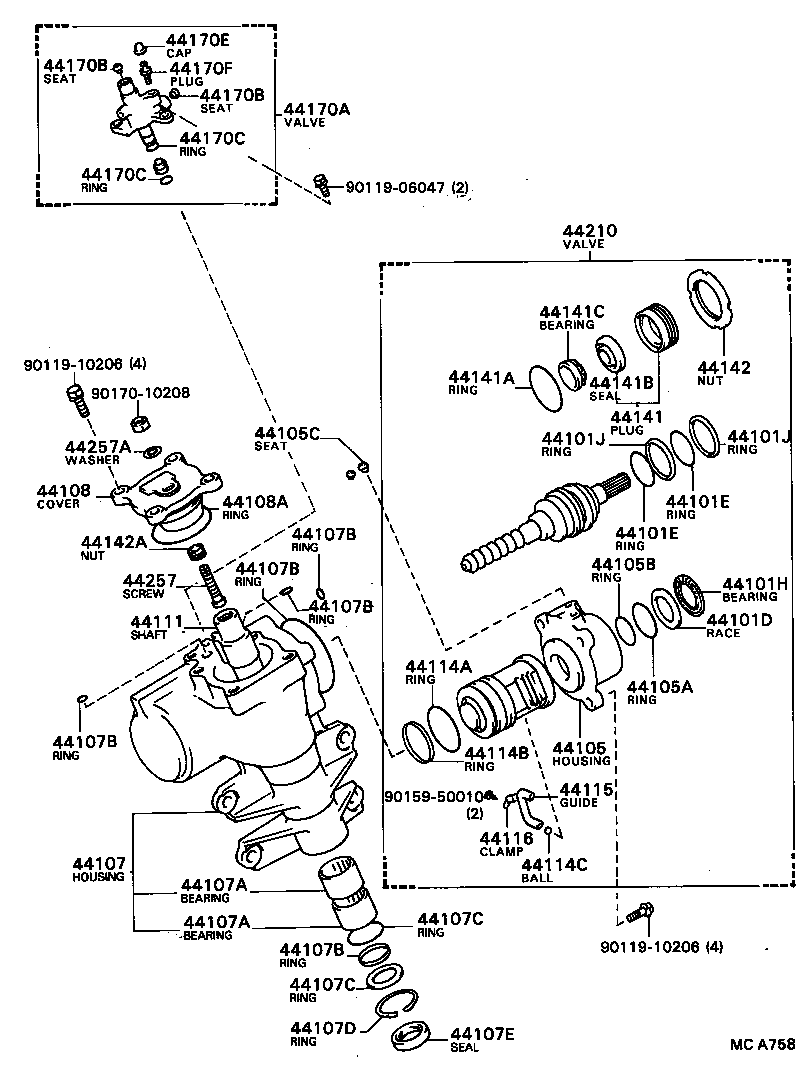 45046-49065 END SUB-ASSY, TIE ROD, RH product image