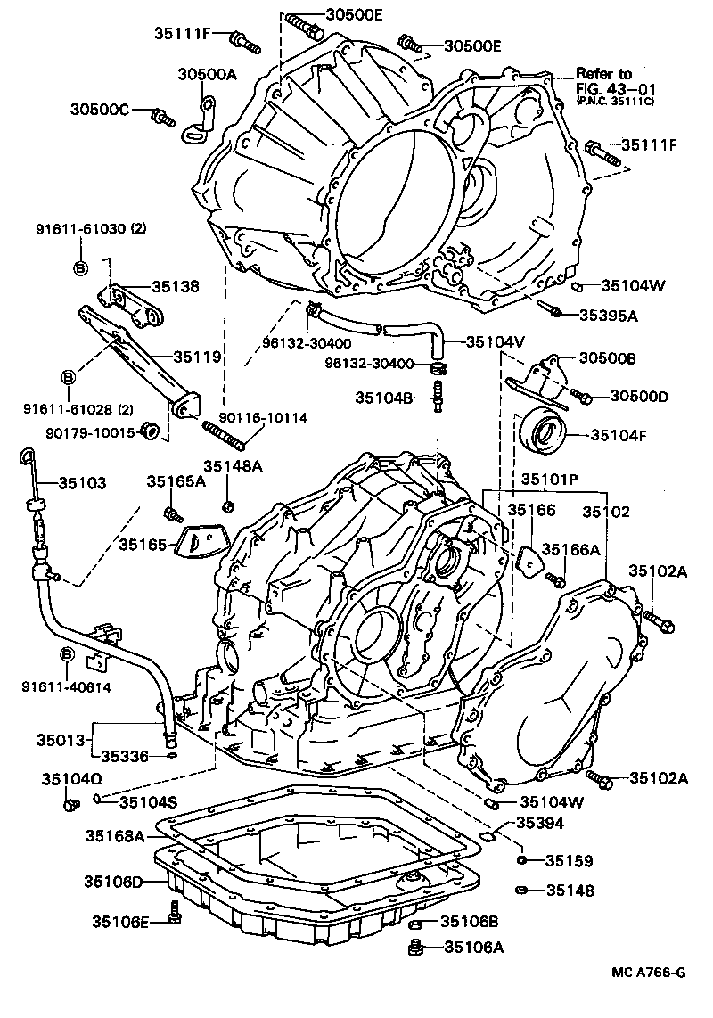 35013-20190 TUBE SUB-ASSY, TRANSMISSION OIL FILLER product image