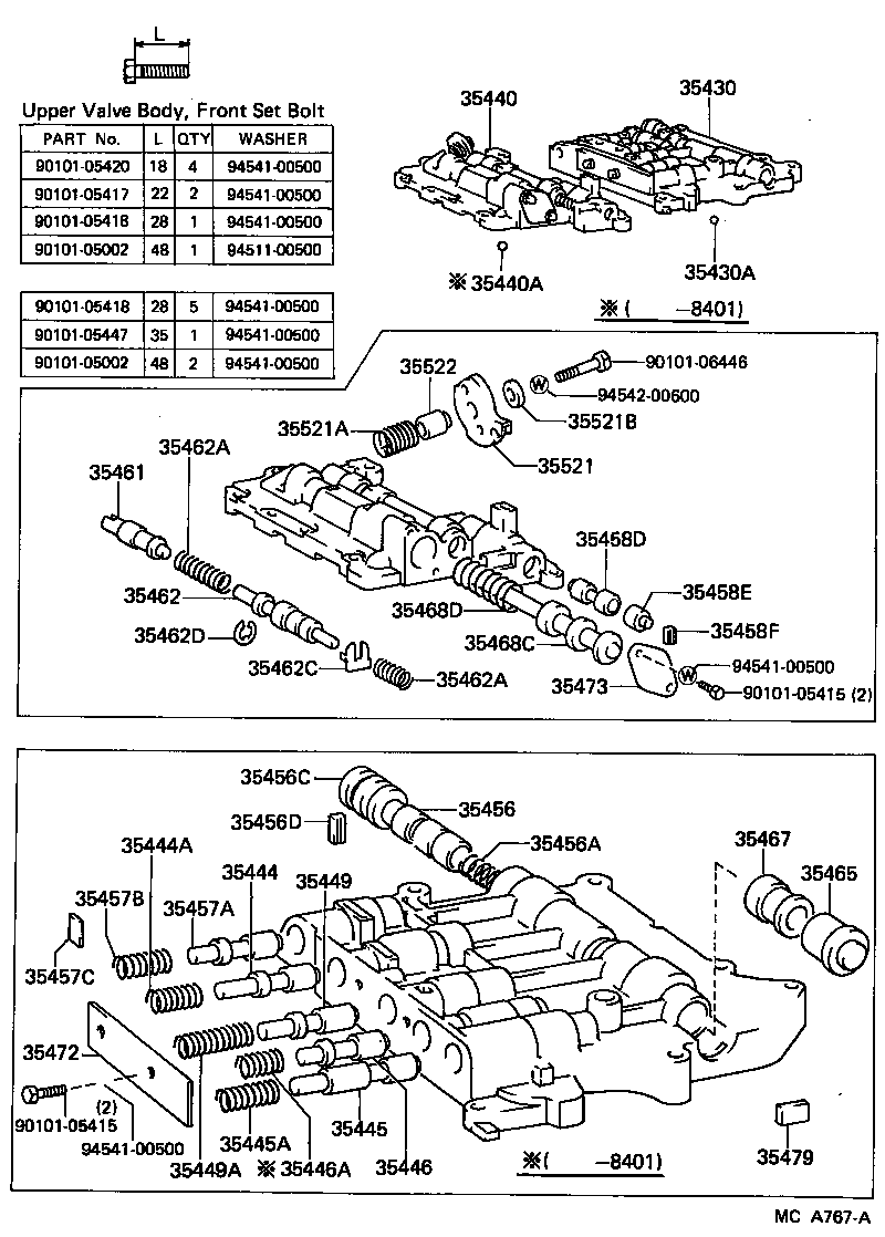 35432-26012 PLATE, VALVE BODY, NO.1 product image