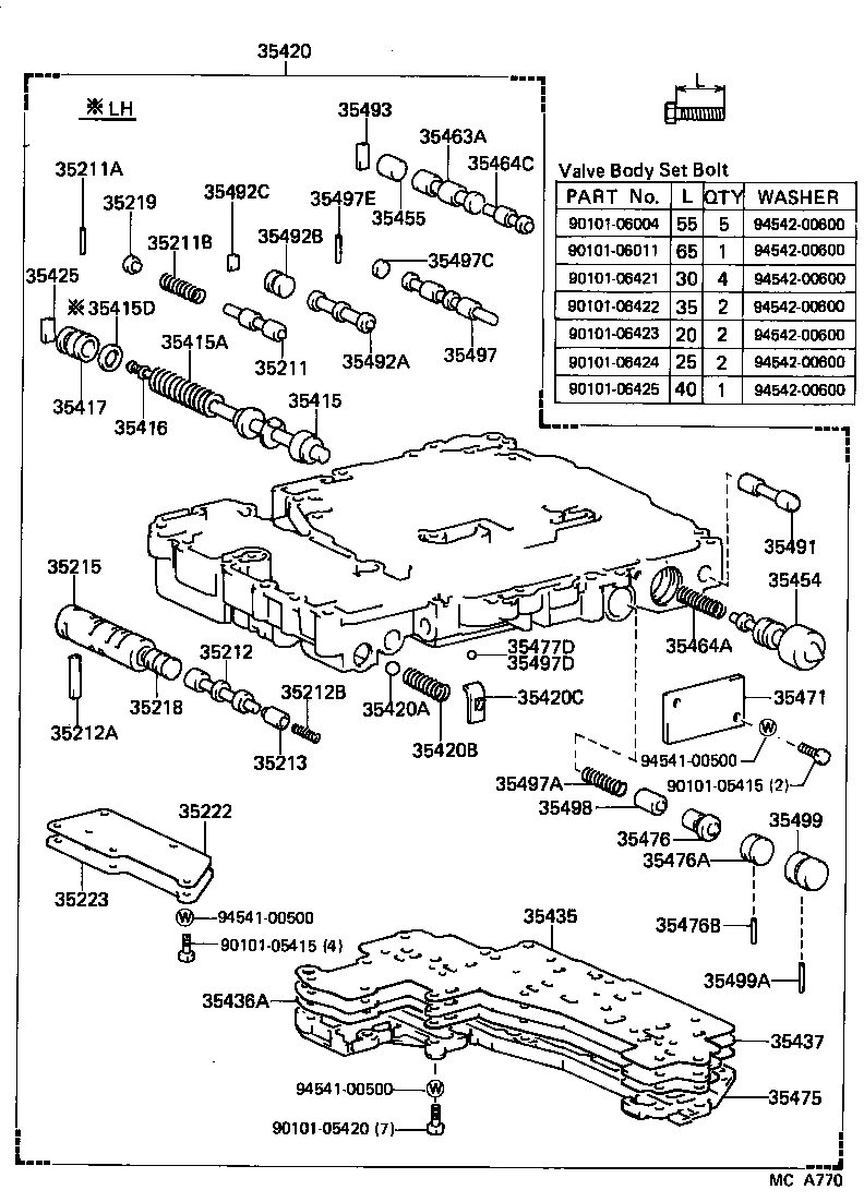 35420-26110 BODY ASSY, LOWER VALVE product image