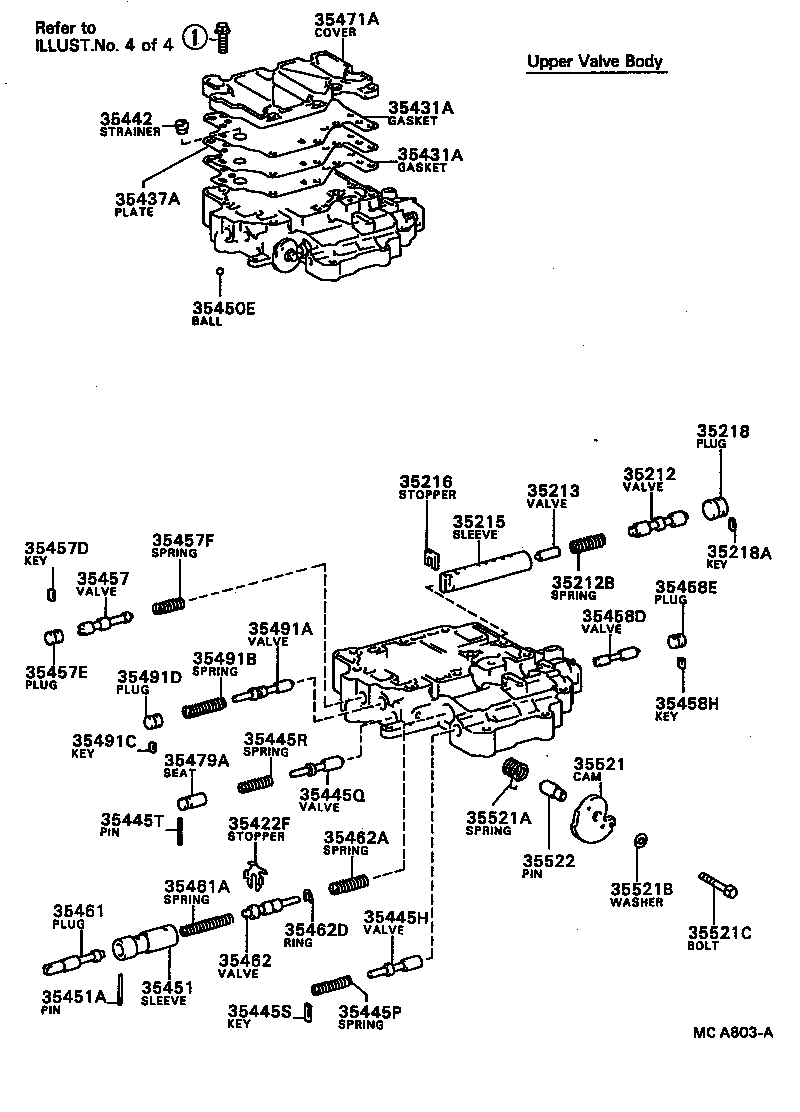 35410-20110 BODY ASSY, TRANSMISSION VALVE product image