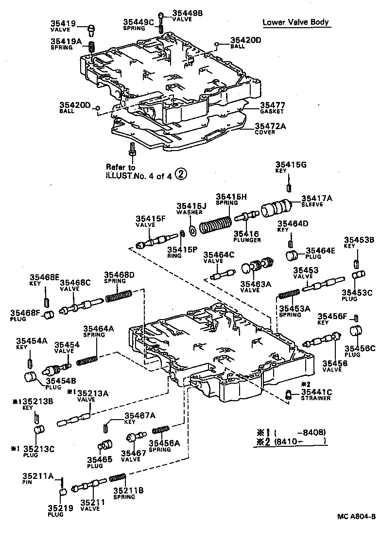 35410-20110 BODY ASSY, TRANSMISSION VALVE product image