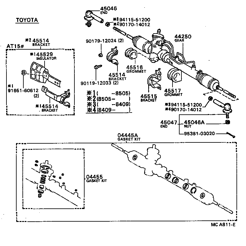 44210-20110 VALVE ASSY, POWER STEERING CONTROL product image