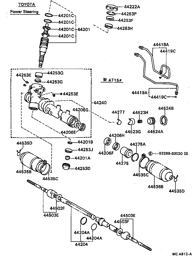 44210-20110 VALVE ASSY, POWER STEERING CONTROL product image