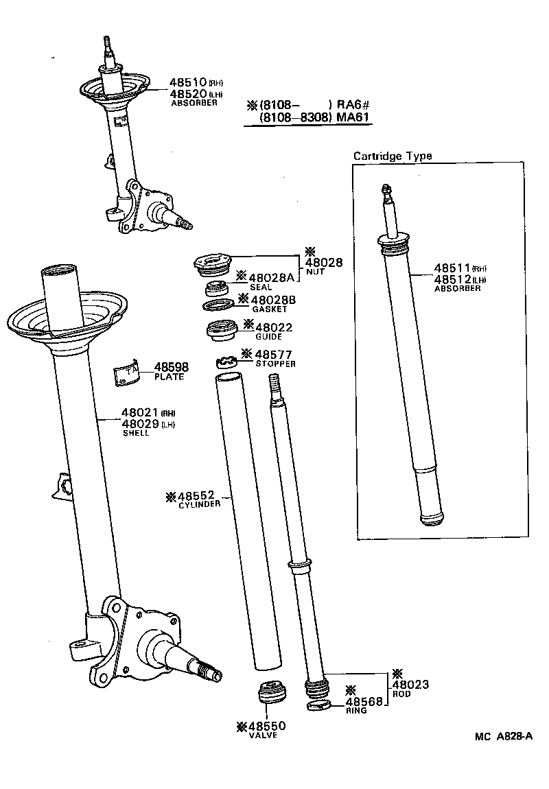 Toyota 48331-14050 BUMPER, FRONT SPRING, NO.1