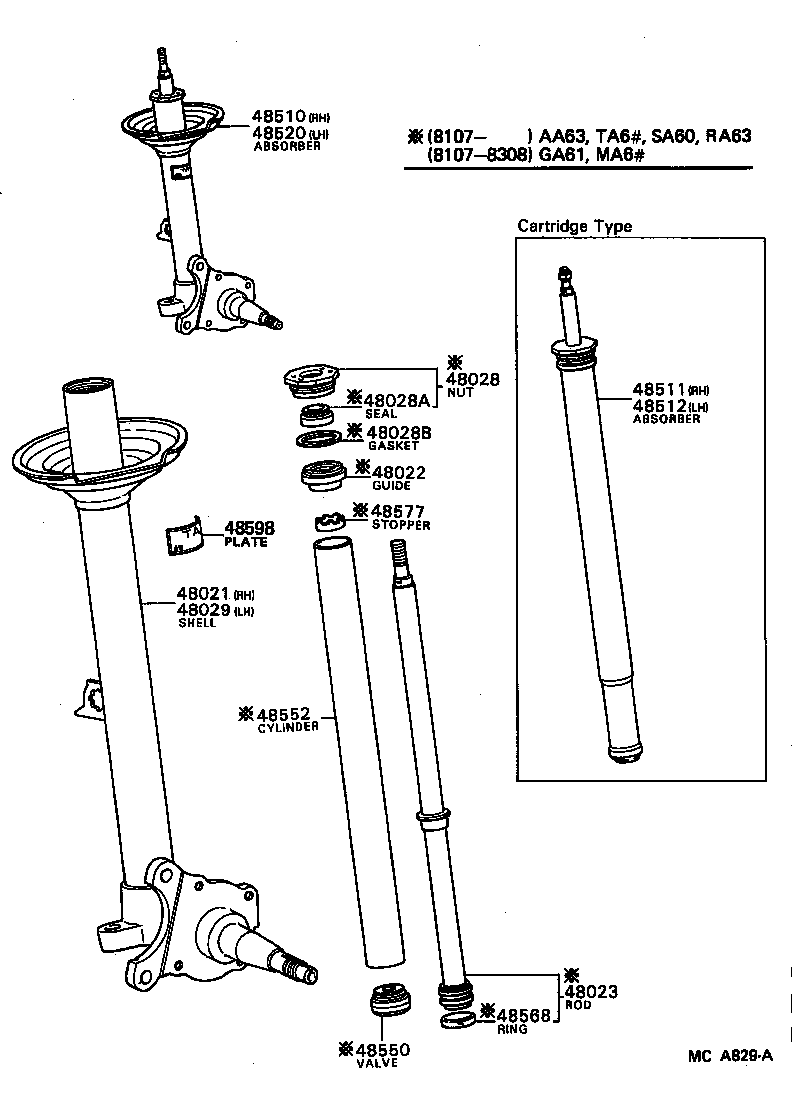 48131-1B520 SPRING, FRONT COIL, LH product image
